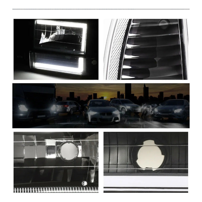 Faros Led Drl Ford Explorer 1991 1992 1993 1994 Par