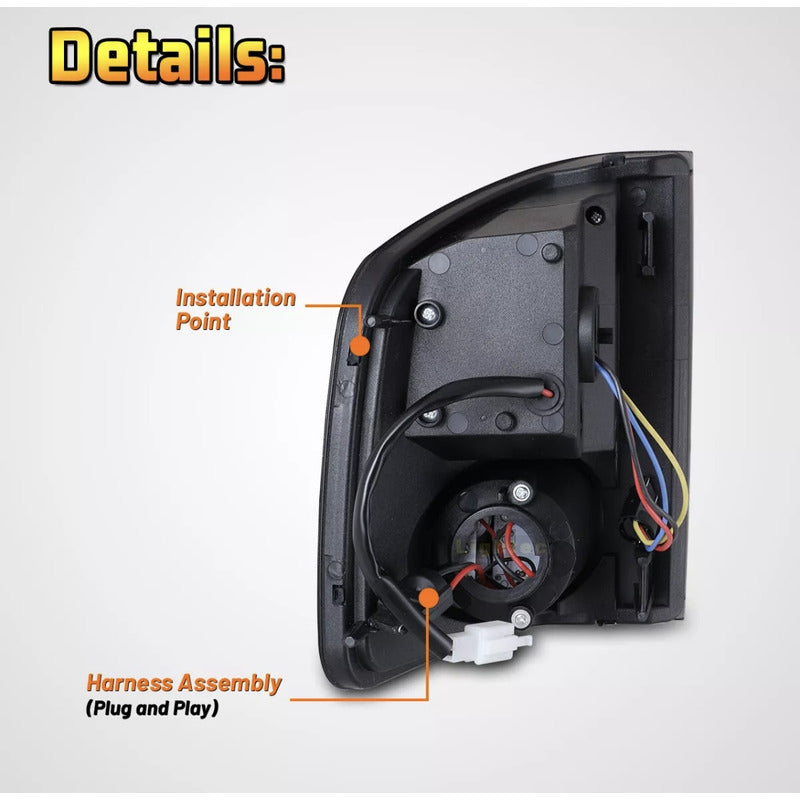 Calaveras Traseras Led Chevy S10 Gmc 1994 1995 A 2004