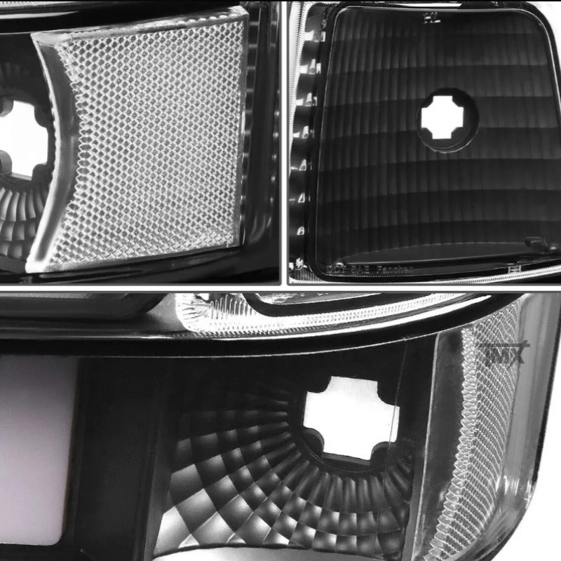 Par Faros Led Drl Ford F-150 F-250 F-350 Bronco 1992 A 1996 Ambos Lados