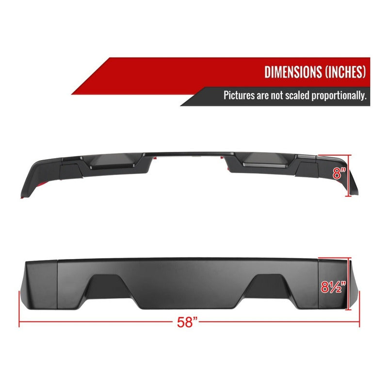 Aleron Negro Brillante Ford F-150 2009 2010 2011 2012 A 2014