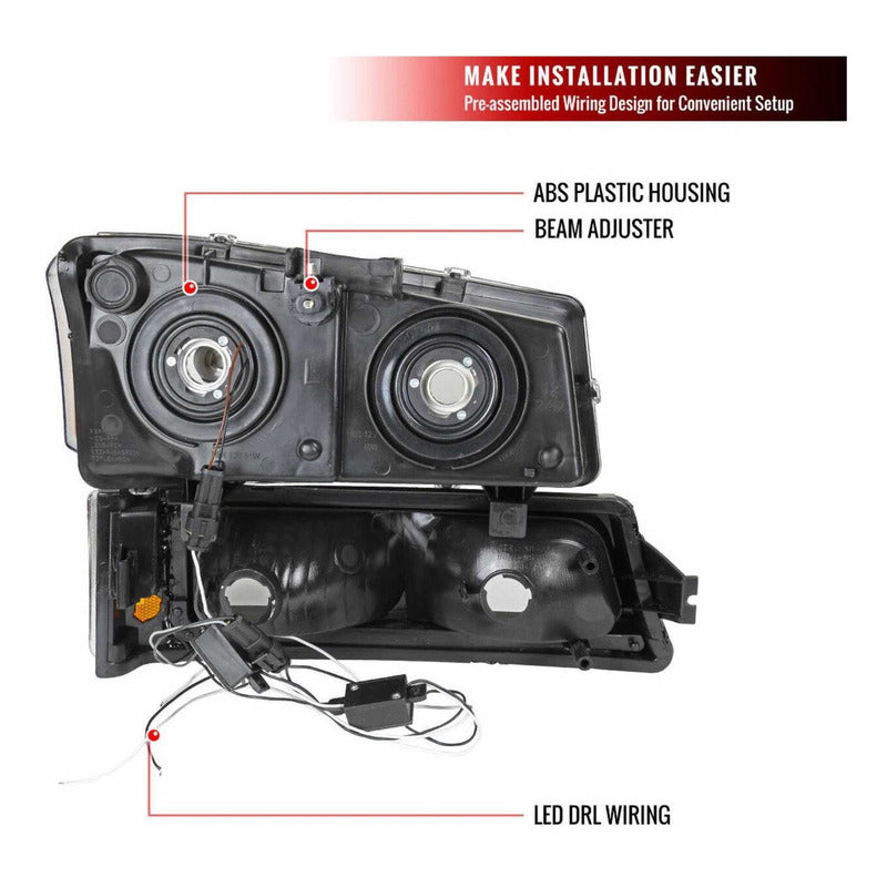 Led Headlights Chevrolet Cheyenne Avalanche 2003 to 2007