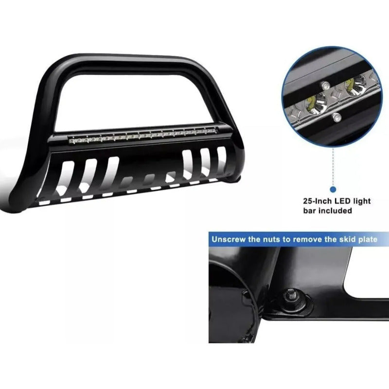 Tumbaburros Led Toyota Tacoma Negro 2016 2017 A 2023 Negro