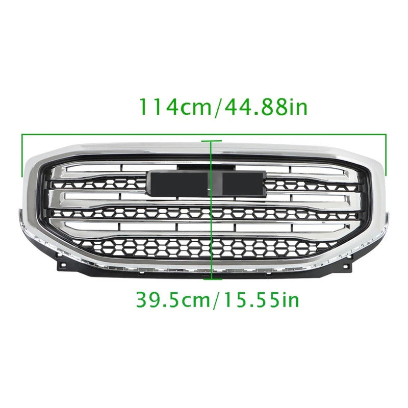 Parrilla Delantera Gmc Acadia Sle Sl 2017 2018 2019 Cromado Brillante