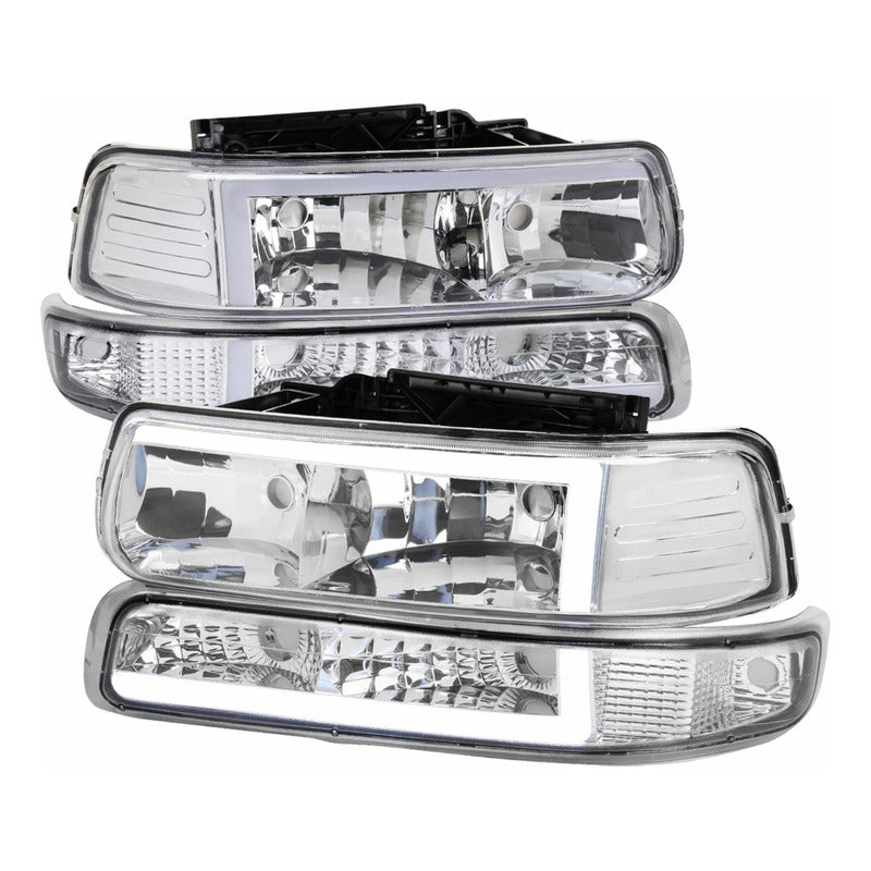 Faros Led Silverado Cheyenne Tahoe Suburban 1999 2000 2001+
