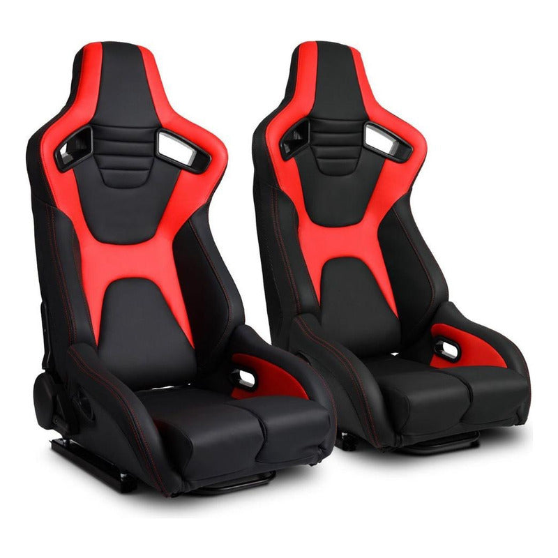 Universal Reclining Racing Seats with Adjustment Slider