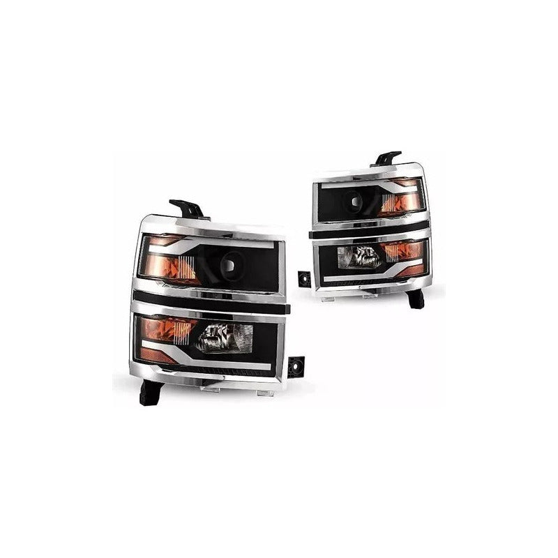 LED Headlights Chevrolet Silverado 1500 2014 2015