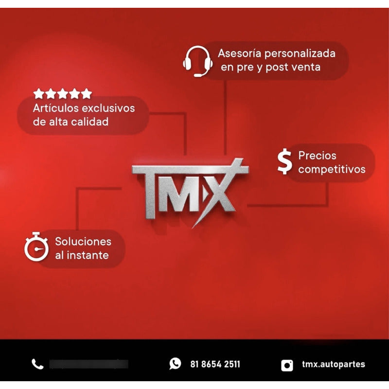 Cubre Asientos Delanteros Sin Almohadilla Cuero Sintetico Rojo