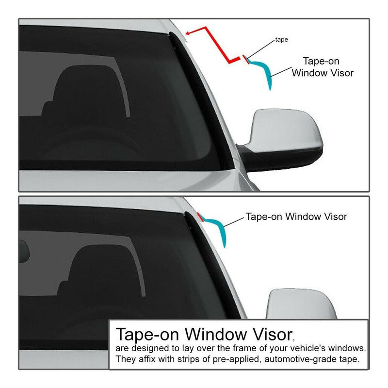 Window Deflector Boot Ford F-150 Lobo 2004 to 2008