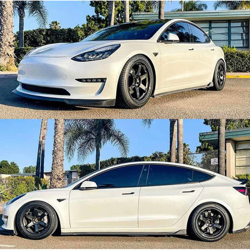 Carbon Fiber Running Boards for Tesla Model 3 2017 to 2022