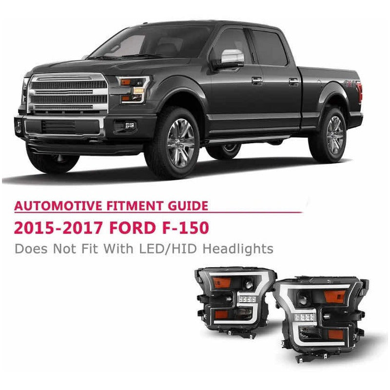 Faros Led Ford F-150 Lobo 2015 2016 2017 Izquierdo