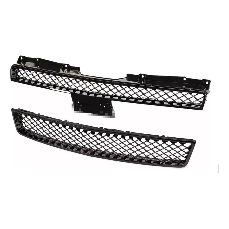 Parrilla Chevy Tahoe Suburban Avalanche 2007 2008 A 2014 Negro Brillante
