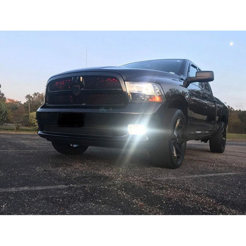 Faros De Niebla 2009-2012 Dodge Ram 1500 10-18 2500 3500 Led Cromados