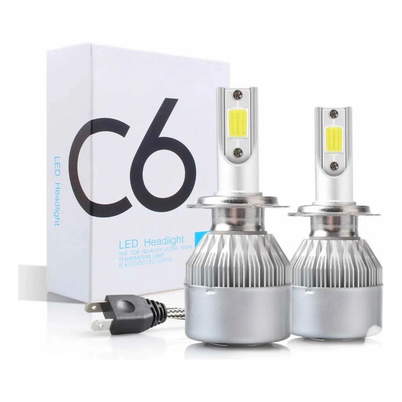 Par Bulbos Led 3800lm H4 H7 H13 05-06 F150 Ram Cheyenne