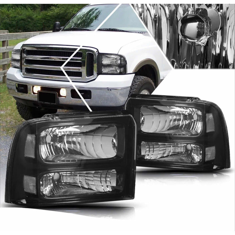 Headlights Ford F-250 F-350 Super Duty 2005 to 2007