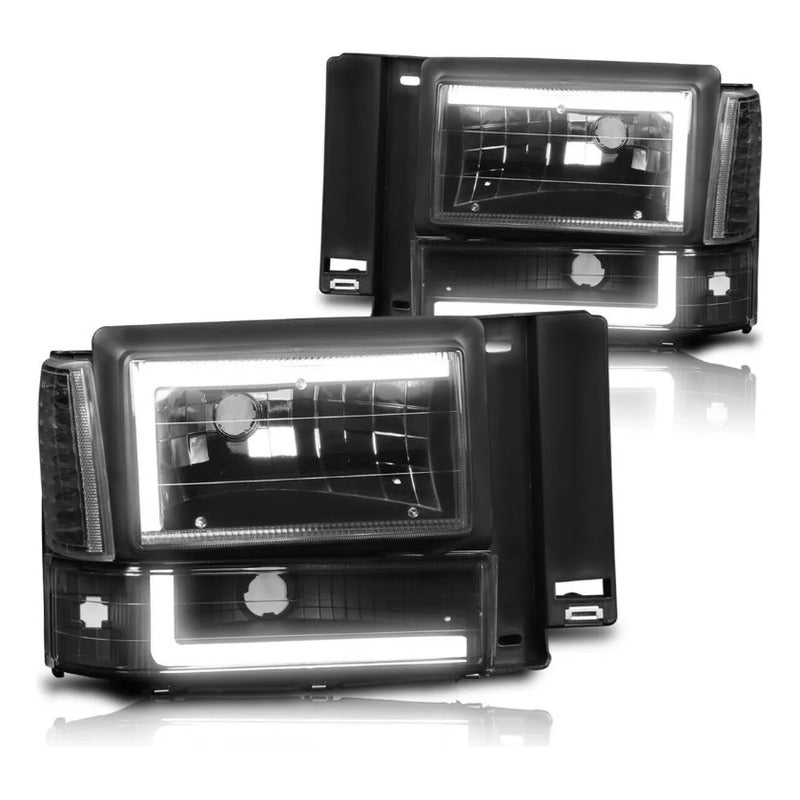 Faros Led Drl Ford Explorer 1991 1992 1993 1994 Par