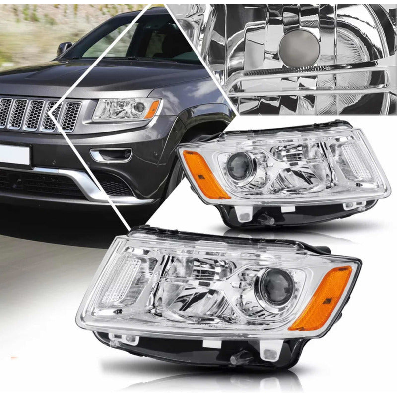 Faros Proyector Ambar Para Grand Cherokee 2014 2015 2016