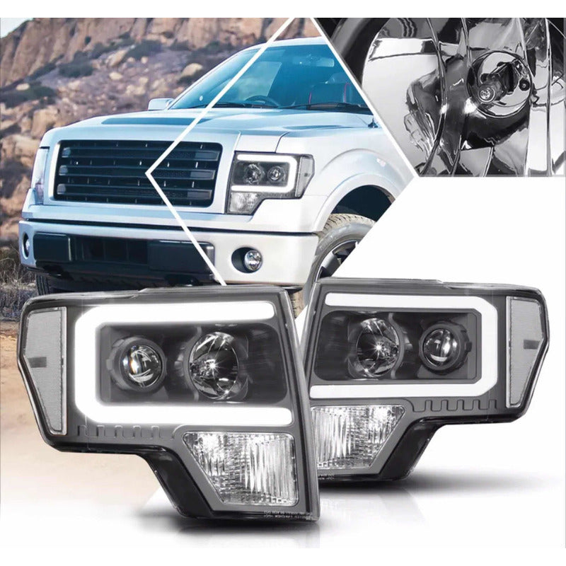 Faros Led Lobo F-150 2009 2010 2011 2012 2013 2014