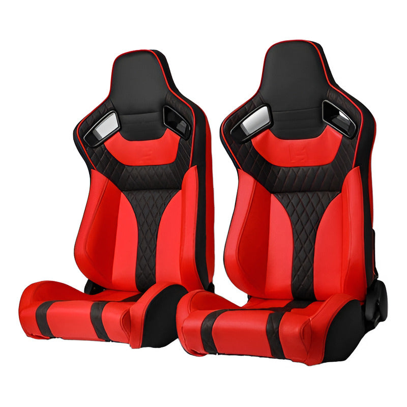 Universal Reclining Racing Seats with Adjustment Slider