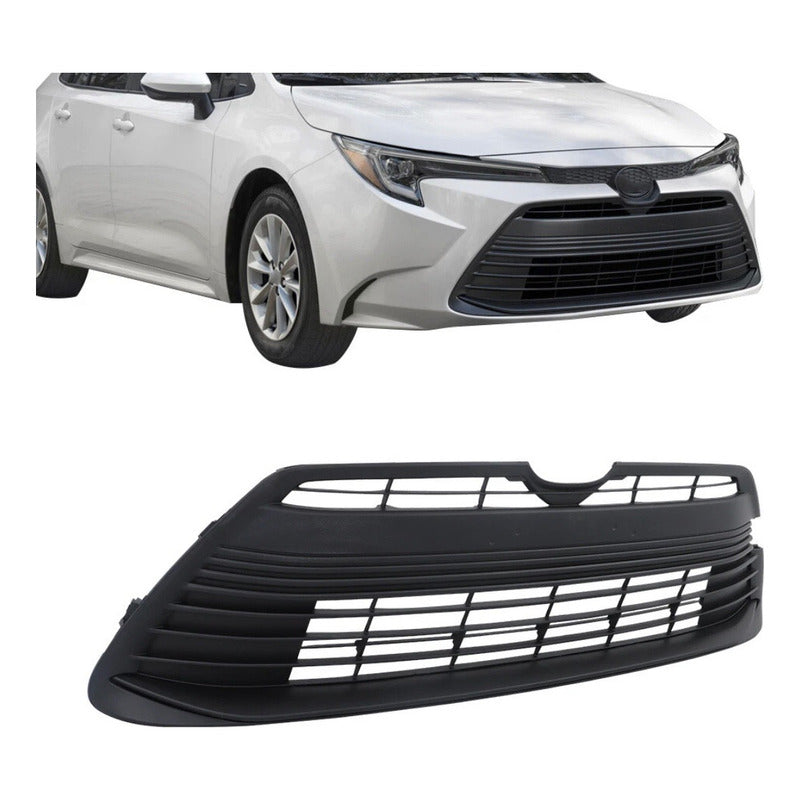 Parrilla Delantera Toyota Corolla Le Xle 2023 2024 Negro Mate