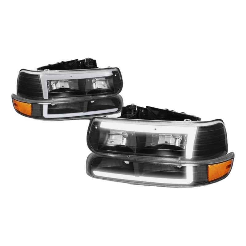 Led Drl Headlights Chevrolet Silverado Suburban 1999 to 2006