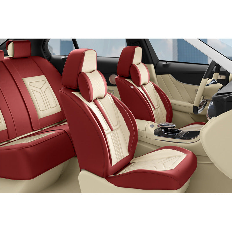 Juego De Cubre Asientos Cuero Lujo Ford Escape 2012 A 2016