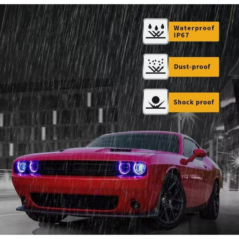 Double Beam Led Headlights Dodge Challenger 2015 to 2019