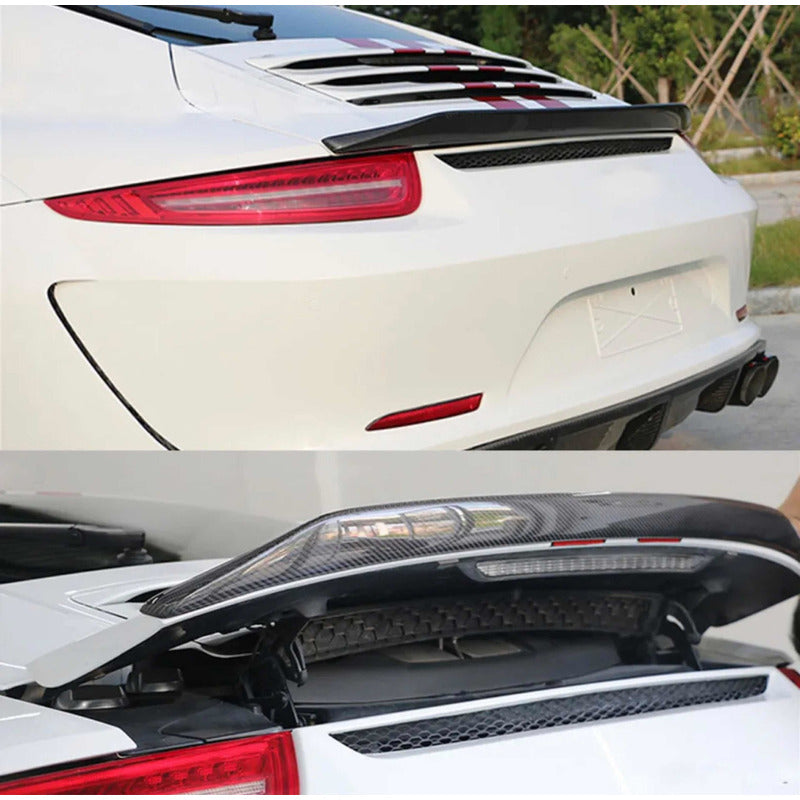 Alerón Spoiler Fibra De Carbono Porsche 911 991 2012 A 2015