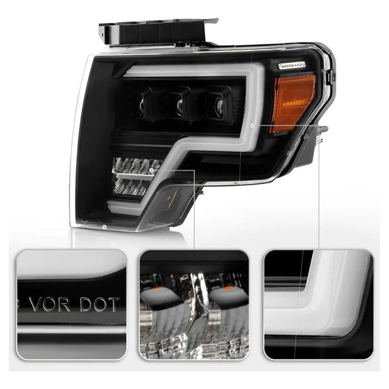 Led headlights Ford F-150 Lobo 2009 to 2014