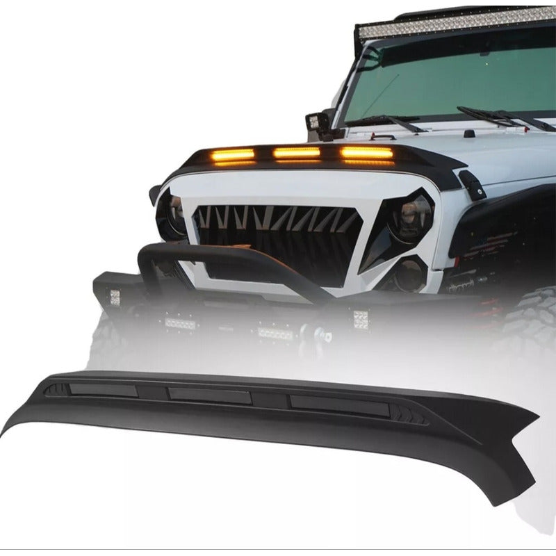 Grille Light Protector for Jeep Wrangler JK 2007 to 2018
