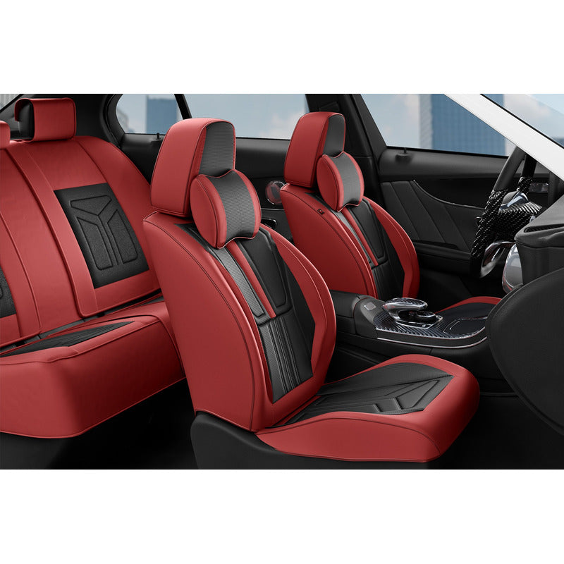 Juego De Cubre Asientos Cuero Lujo Ford Escape 2012 A 2016