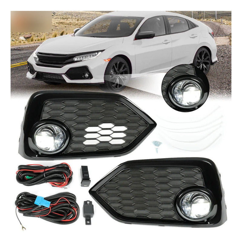 Faros De Niebla Led Civic 2017 2018 2019