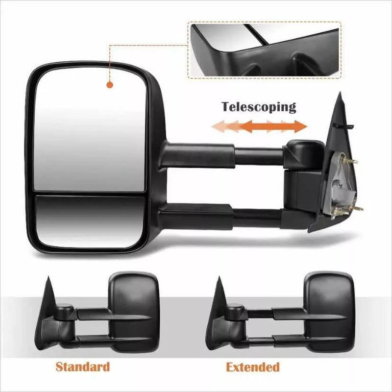 Retrovisores Laterales Para Ford F-150 1997 1998 A 2004