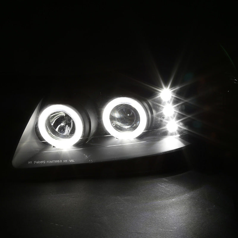 Halo Led Headlights Ford Mustang 1999 to 2004