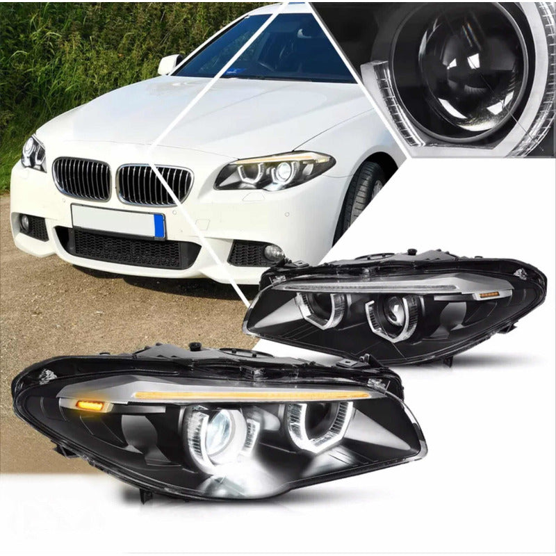 Faros Led De Proyector Para Bmw F10 2011 2012 2013