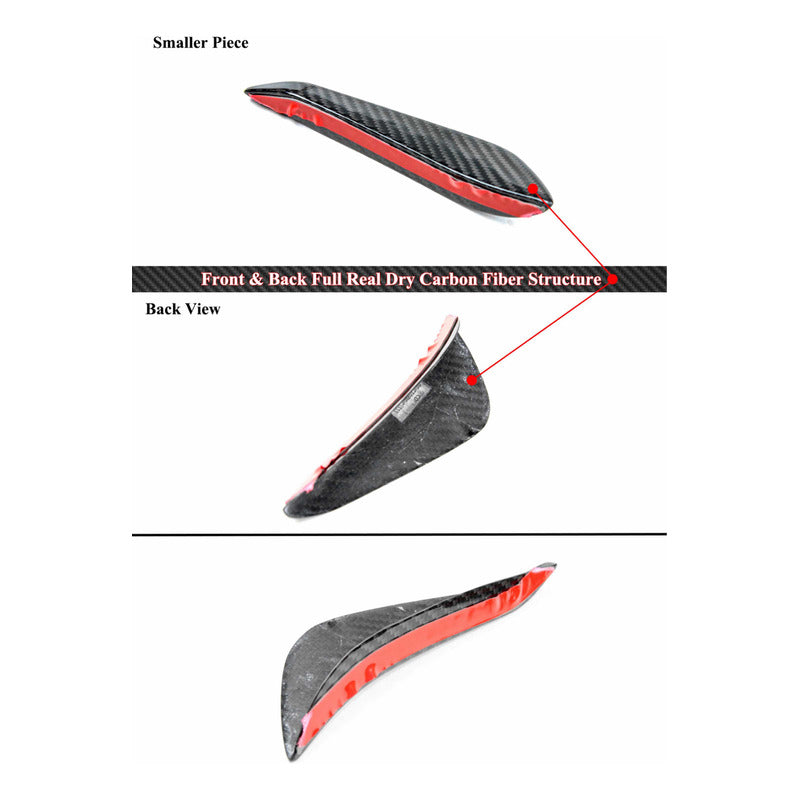 Canard Winglet Fascia Bmw G80 M3 G82 G83 M4 2021 2022 2023
