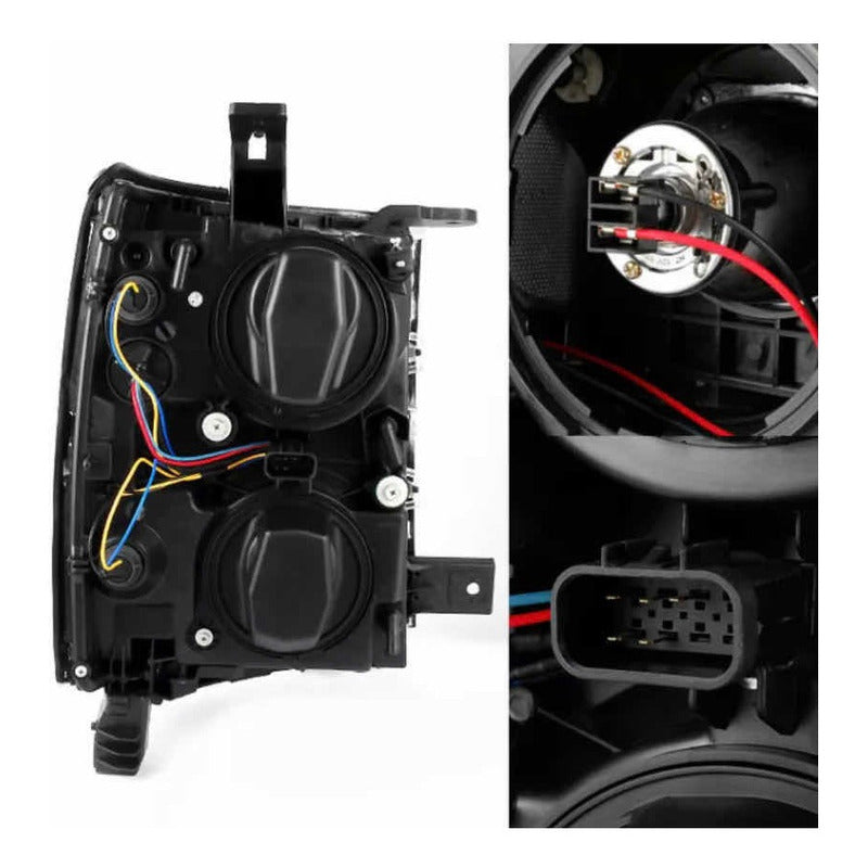 Par De Faros Led Chev Silverado 1500 2014 2015