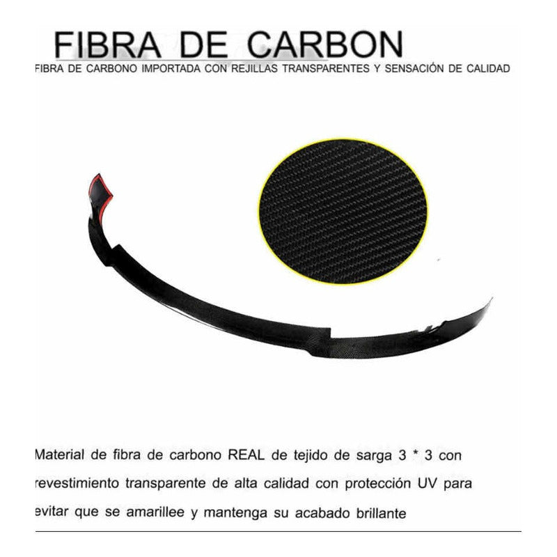 Carbon Fiber Lip Tesla Model 3 2016 to 2021