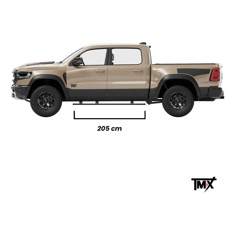 Estribos Eléctricos Chevrolet Silverado Cheyenne 2019 a 2024