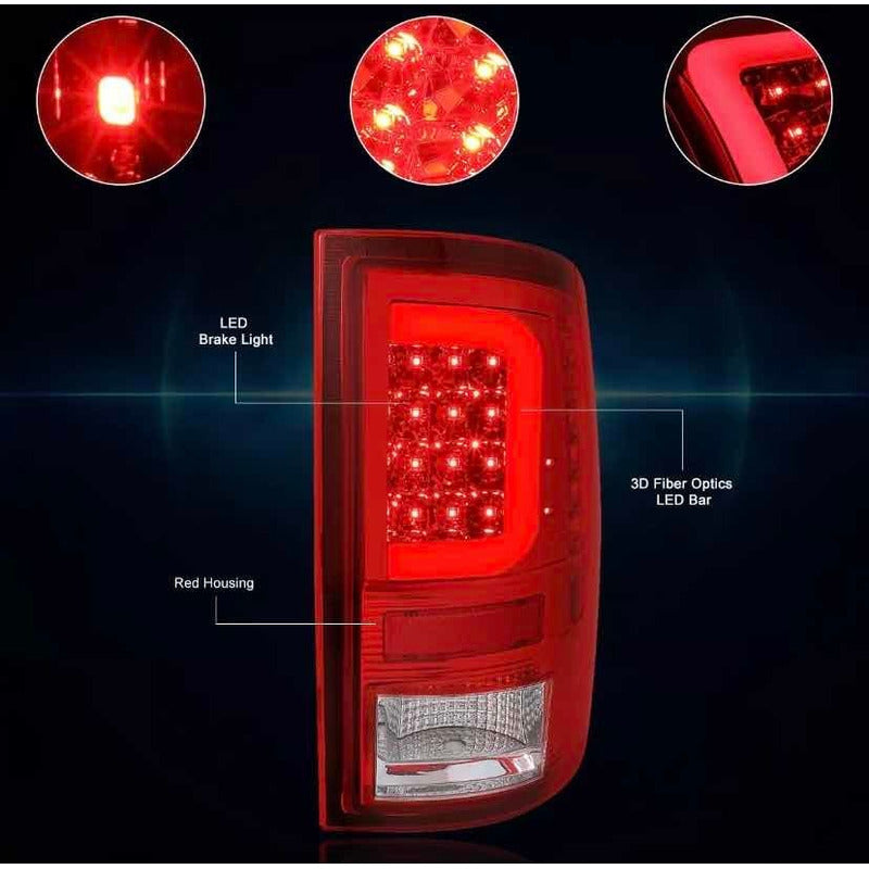 Calaveras Led Para Dodge Ram 2009 2010 2011 2013 2014 A 2017