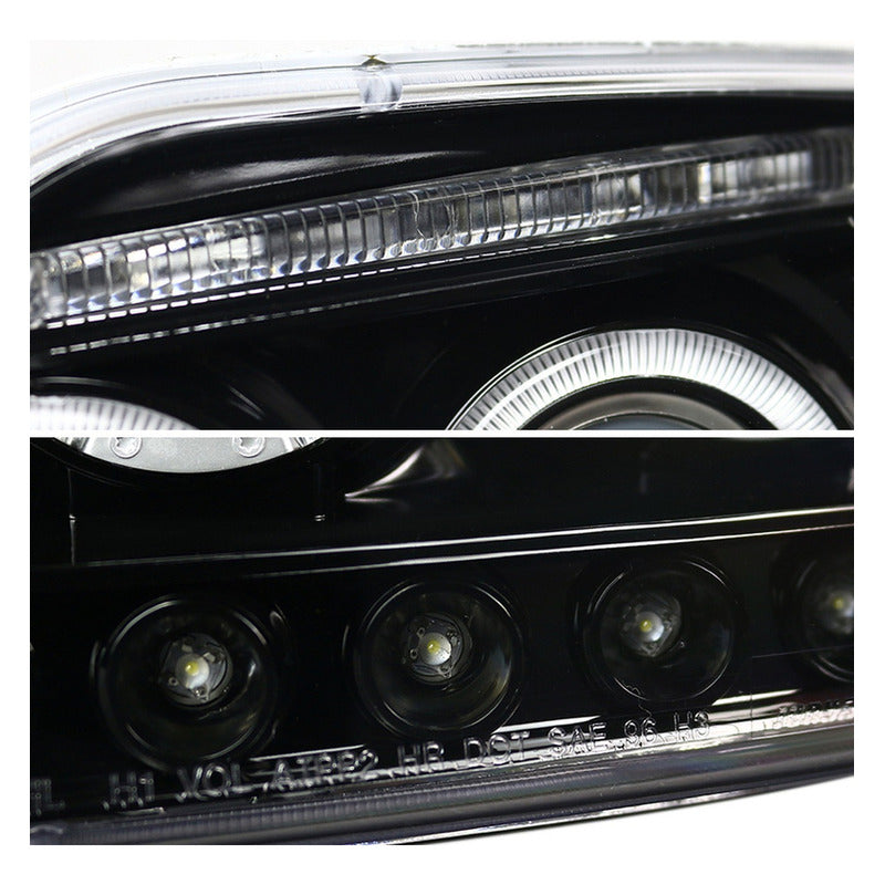 Faros Led Halo Ford F 150 Expedition 1997 2000 2001 A 2004