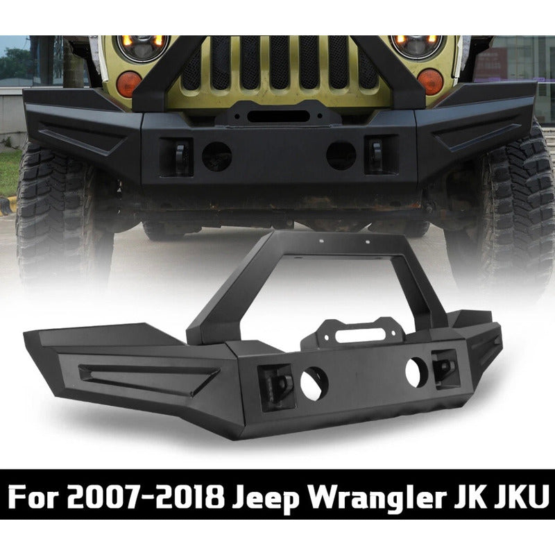 Defensa Jeep Wrangler Jk Jku 2007 2008 2009 A 2018 Negro