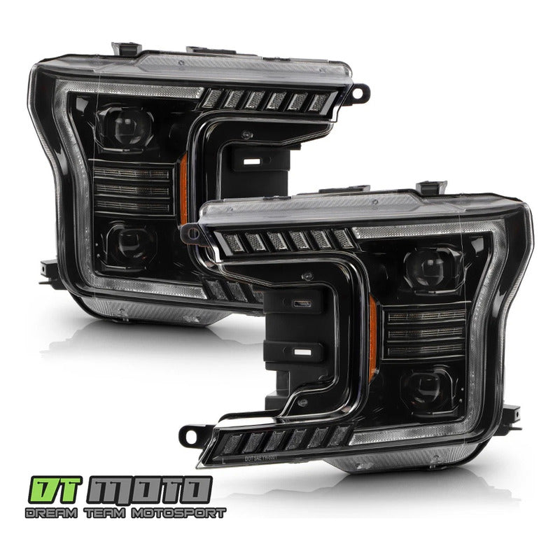 Faros Led Drl Ford F-150 2018 2019 2020 Par Ambos Lados