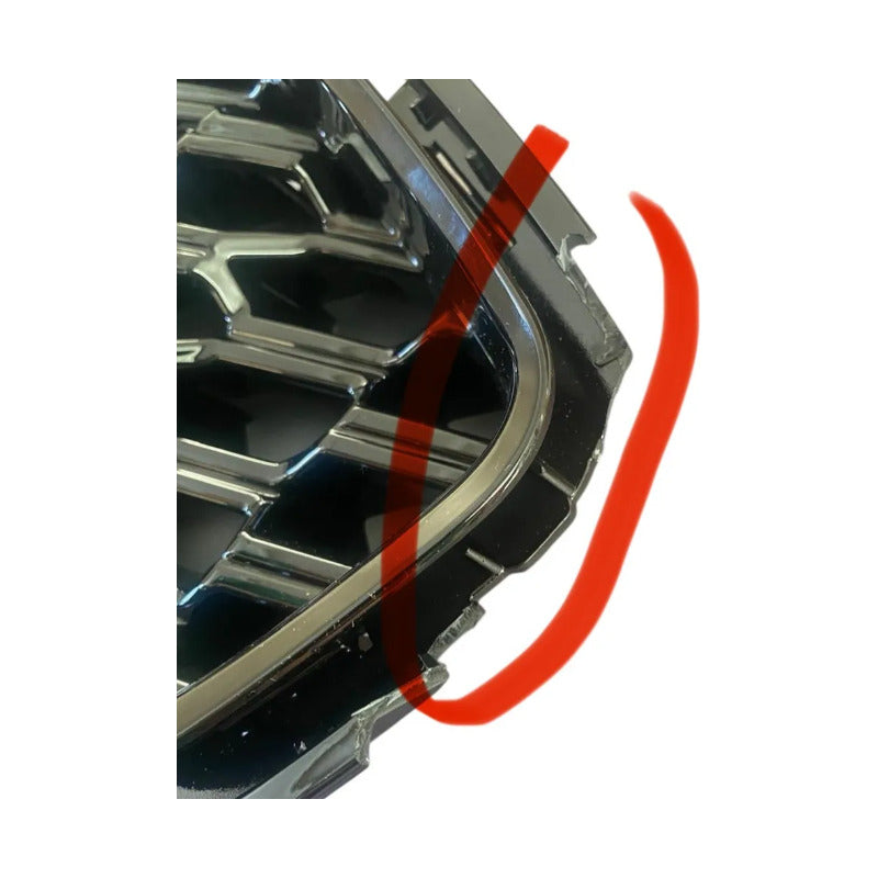 Parrilla Superior Ford Fusion Daño 2013 2014 2015 2016 Negro Brillante