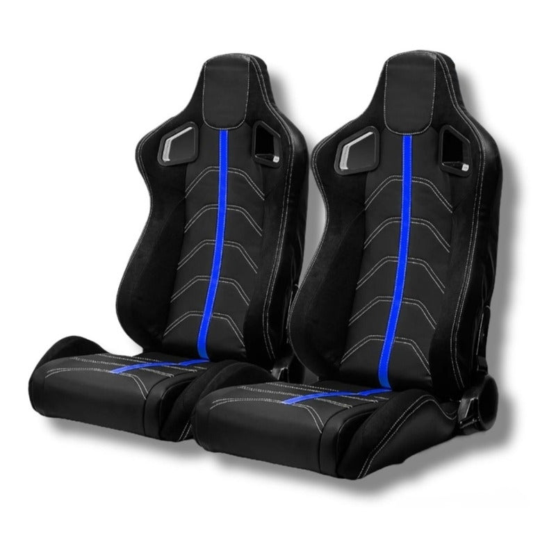 Universal Reclining Racing Seats with Adjustment Slider