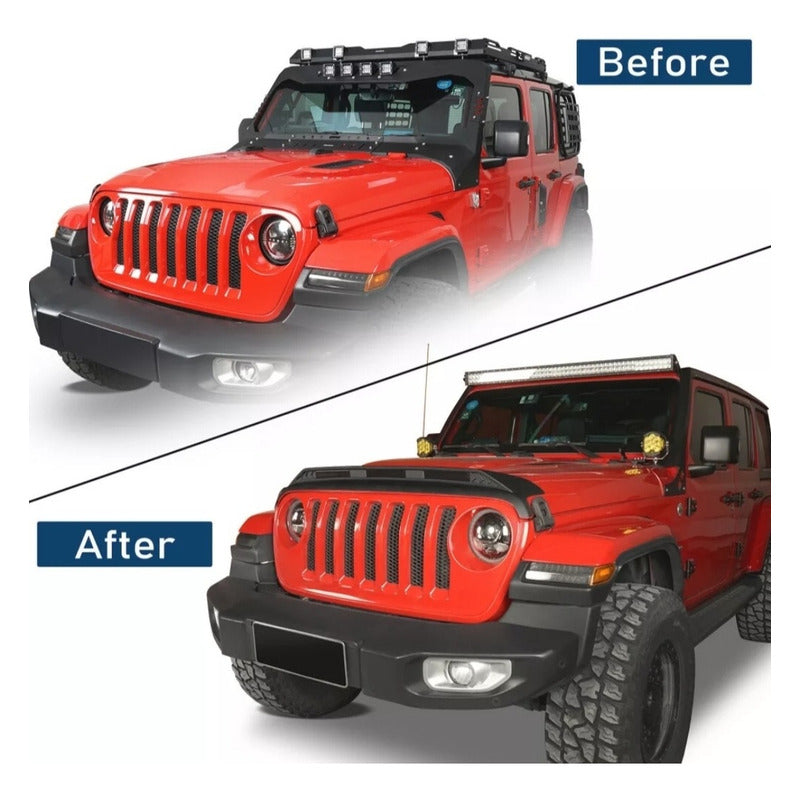 Protector Luces Parrilla Jeep Wrangler Jl 2018 2019 A 2022