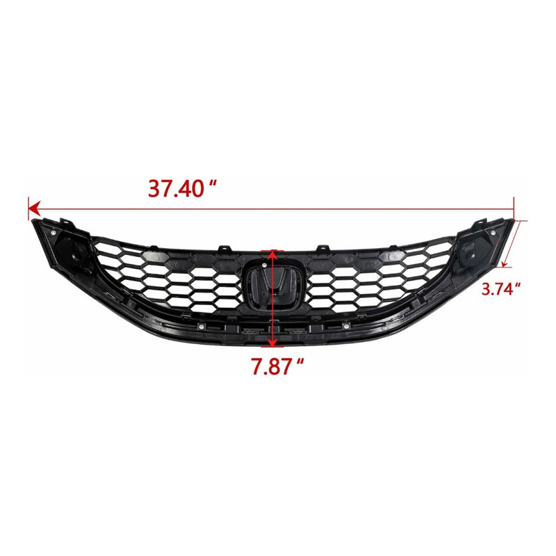 Parrilla Cromada Honda Civic 2013 a 2015