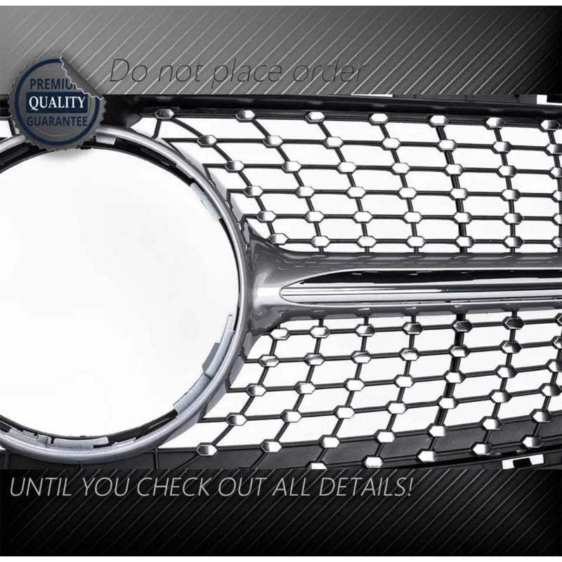 Parrilla Diamond C200 C250 C300 Clase C W205 2015-2018