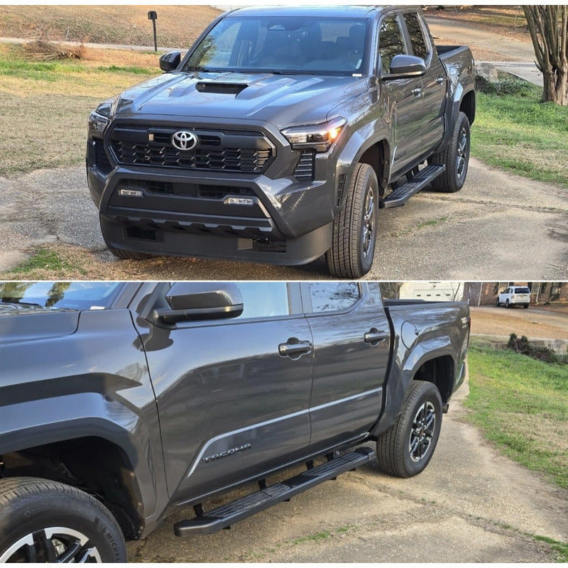 Estribos Laterales Toyota Tacoma 2024 2025 Negro