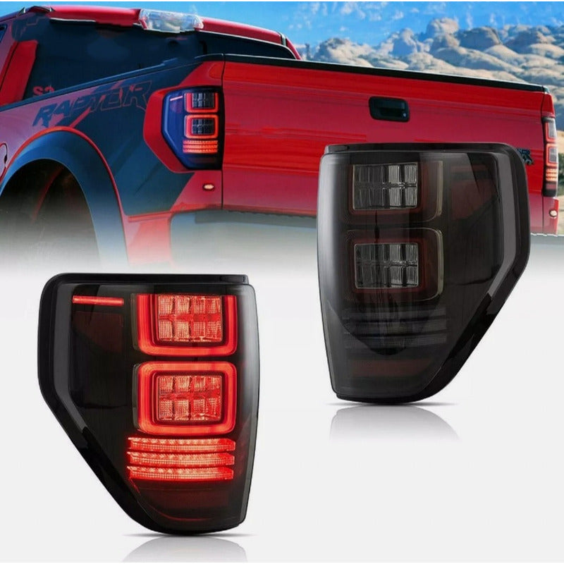 Calaveras Led Ahumadas Ford Lobo F-150 2009 a 2014