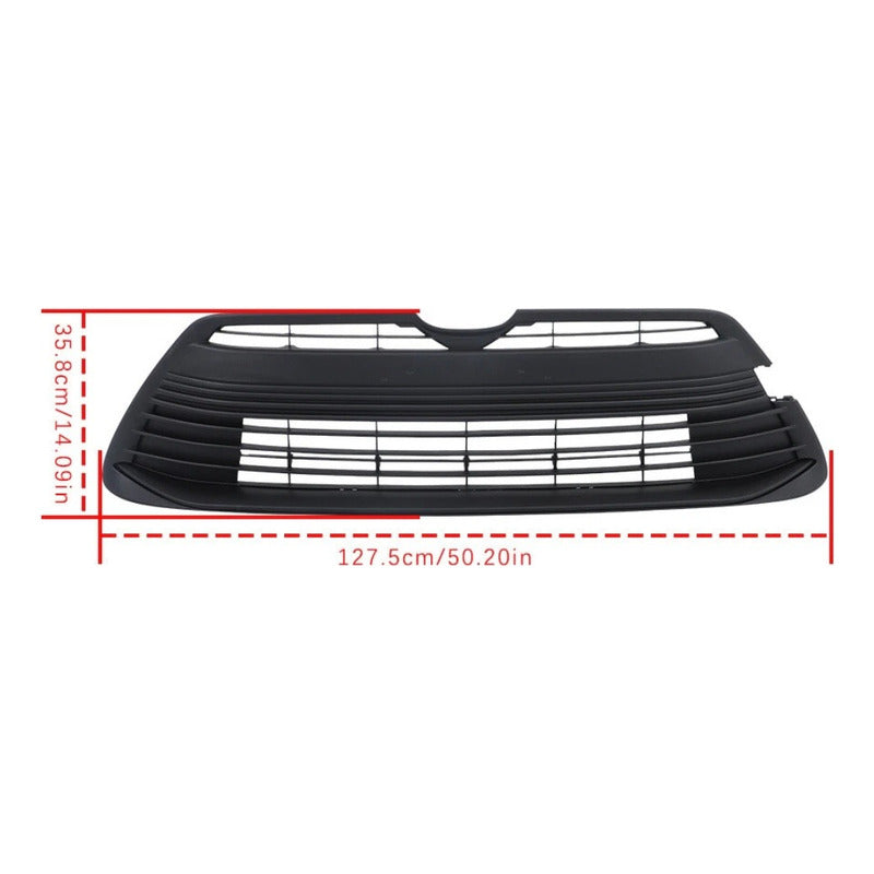 Parrilla Delantera Toyota Corolla Le Xle 2023 2024 Negro Mate